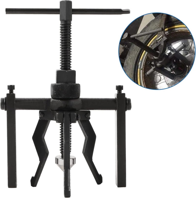 CMTOOL Bearing Puller Tool 3 Jaw Pilot Bearing Removal Tool Kit, Blind Bearing Extractor Small Tool Set, CR-V Steel, Three Jaw Design - Image 1